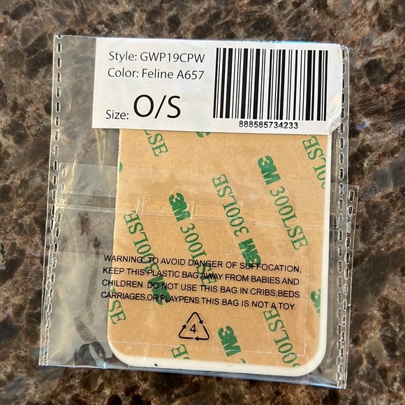 New in package Parker sticky phone card case pink cheetah print - Picture 2 of 3